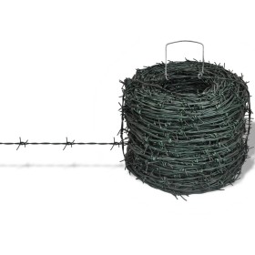 Barbed wire wire roll 100 m by vidaXL, Chains, wire and rope - Ref: Foro24-141077, Price: 34,59 €, Discount: %