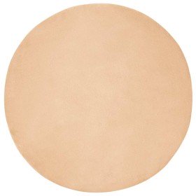 Alfombra de Piel Sintética de Conejo Olite Taupé Ø 120 cm en Alfombras | Comprar online en Foro24