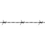 Barbed wire wire roll 100 m by vidaXL, Chains, wire and rope - Ref: Foro24-141077, Price: 30,82 €, Discount: %
