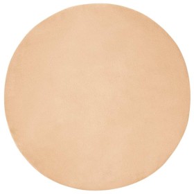 Alfombra de Piel Sintética de Conejo Olite Taupé Ø 160 cm en Alfombras | Comprar online en Foro24