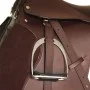 17.5" and 18 cm brown leather horse saddle set, 5 in 1 by vidaXL, Frames - Ref: Foro24-90648, Price: 205,08 €, Discount: %