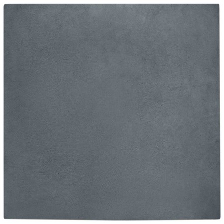Alfombra de Piel Sintética de Conejo Antracita 200 x 200 cm