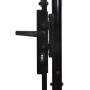 Puerta doble para valla con puntas de lanza 400x200 cm