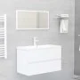 Weißes Badezimmermöbelset aus Holzwerkstoff von vidaXL, Badezimmermöbel - Ref: Foro24-3071594, Preis: 221,70 €, Rabatt: %