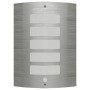 Edelstahl-Wandleuchte mit Bewegungssensor von vidaXL, Außenbeleuchtung - Ref: Foro24-41098, Preis: 34,38 €, Rabatt: %