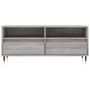 Mueble de TV madera contrachapada gris Sonoma 100x34,5x44,5 cm