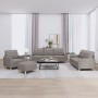 Sofagarnitur mit Kissen, 4-teilig, taupegrauer Stoff von vidaXL, Sofas - Ref: Foro24-3201257, Preis: 649,35 €, Rabatt: %