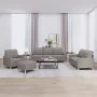 Juego de sofás con cojines 4 piezas tela gris taupe de vidaXL, Sofás - Ref: Foro24-3201257, Precio: 640,15 €, Descuento: %