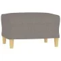 Sofa set with cushions 4 pieces taupe gray fabric by vidaXL, Sofas - Ref: Foro24-3201257, Price: 641,38 €, Discount: %