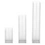 Gabionen-Wandkörbe aus verzinktem Draht, 3 Einheiten von vidaXL, Zaunpaneele - Ref: Foro24-141048, Preis: 58,26 €, Rabatt: %
