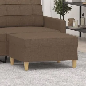Brown fabric footstool 70x55x41 cm by vidaXL, Ottomans - Ref: Foro24-349274, Price: 59,85 €, Discount: %