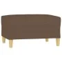 Reposapiés de tela marrón 70x55x41 cm de vidaXL, Otomanas - Ref: Foro24-349274, Precio: 59,79 €, Descuento: %