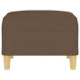 Brauner Stoff-Fußhocker 70x55x41 cm von vidaXL, Osmanen - Ref: Foro24-349274, Preis: 60,69 €, Rabatt: %