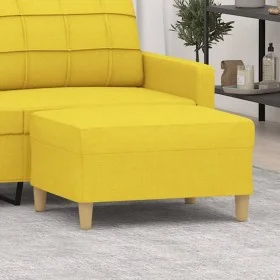 Light yellow fabric footstool 70x55x41 cm by vidaXL, Ottomans - Ref: Foro24-349276, Price: 61,21 €, Discount: %