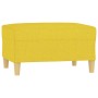 Light yellow fabric footstool 70x55x41 cm by vidaXL, Ottomans - Ref: Foro24-349276, Price: 61,66 €, Discount: %
