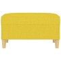 Light yellow fabric footstool 70x55x41 cm by vidaXL, Ottomans - Ref: Foro24-349276, Price: 61,66 €, Discount: %
