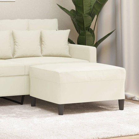 Fußhocker aus cremefarbenem Samt, 70 x 55 x 41 cm von vidaXL, Osmanen - Ref: Foro24-349325, Preis: 58,00 €, Rabatt: %
