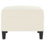 Fußhocker aus cremefarbenem Samt, 70 x 55 x 41 cm von vidaXL, Osmanen - Ref: Foro24-349325, Preis: 58,00 €, Rabatt: %