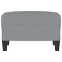Reposapiés de tela gris claro 60x50x41 cm de vidaXL, Otomanas - Ref: Foro24-349327, Precio: 52,57 €, Descuento: %