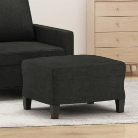 Fußhocker aus schwarzem Stoff, 60 x 50 x 41 cm von vidaXL, Osmanen - Ref: Foro24-349331, Preis: 53,11 €, Rabatt: %