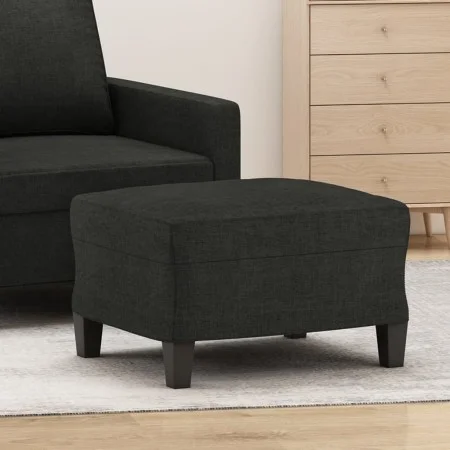 Fußhocker aus schwarzem Stoff, 60 x 50 x 41 cm von vidaXL, Osmanen - Ref: Foro24-349331, Preis: 53,11 €, Rabatt: %