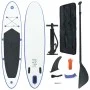 Blue and white inflatable SUP paddle surf board set by vidaXL, Paddleboards - Ref: Foro24-90633, Price: 182,72 €, Discount: %