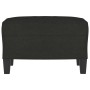 Fußhocker aus schwarzem Stoff, 60 x 50 x 41 cm von vidaXL, Osmanen - Ref: Foro24-349331, Preis: 56,34 €, Rabatt: %