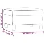 Fußhocker aus schwarzem Stoff, 60 x 50 x 41 cm von vidaXL, Osmanen - Ref: Foro24-349331, Preis: 53,11 €, Rabatt: %