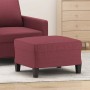Red fabric footstool 60x50x41 cm by vidaXL, Ottomans - Ref: Foro24-349333, Price: 52,62 €, Discount: %