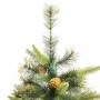 Árbol de Navidad artificial con piñas 210 cm
