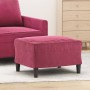 Fußhocker aus rotem Samt, 60 x 50 x 41 cm von vidaXL, Osmanen - Ref: Foro24-349297, Preis: 52,04 €, Rabatt: %