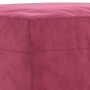 Fußhocker aus rotem Samt, 60 x 50 x 41 cm von vidaXL, Osmanen - Ref: Foro24-349297, Preis: 52,04 €, Rabatt: %