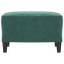 Fußhocker aus dunkelgrünem Samt, 60 x 50 x 41 cm von vidaXL, Osmanen - Ref: Foro24-349295, Preis: 62,38 €, Rabatt: %