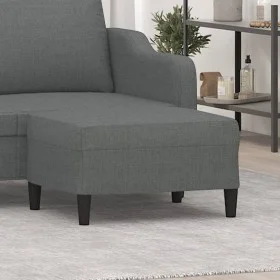 Dark gray fabric footstool 70x55x41 cm by vidaXL, Ottomans - Ref: Foro24-349304, Price: 59,56 €, Discount: %