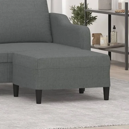 Fußhocker aus dunkelgrauem Stoff, 70 x 55 x 41 cm von vidaXL, Osmanen - Ref: Foro24-349304, Preis: 59,56 €, Rabatt: %