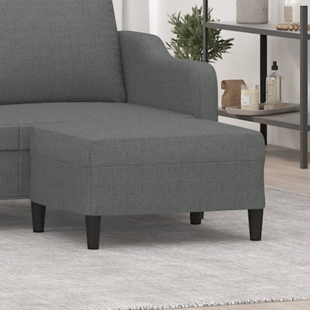Fußhocker aus dunkelgrauem Stoff, 70 x 55 x 41 cm von vidaXL, Osmanen - Ref: Foro24-349304, Preis: 60,12 €, Rabatt: %