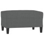 Fußhocker aus dunkelgrauem Stoff, 70 x 55 x 41 cm von vidaXL, Osmanen - Ref: Foro24-349304, Preis: 60,12 €, Rabatt: %