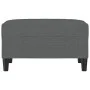 Fußhocker aus dunkelgrauem Stoff, 70 x 55 x 41 cm von vidaXL, Osmanen - Ref: Foro24-349304, Preis: 59,56 €, Rabatt: %