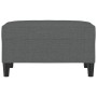 Fußhocker aus dunkelgrauem Stoff, 70 x 55 x 41 cm von vidaXL, Osmanen - Ref: Foro24-349304, Preis: 60,12 €, Rabatt: %