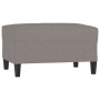 Fußstütze aus taupegrauem Stoff, 70 x 55 x 41 cm von vidaXL, Osmanen - Ref: Foro24-349310, Preis: 58,33 €, Rabatt: %