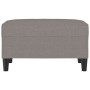 Fußstütze aus taupegrauem Stoff, 70 x 55 x 41 cm von vidaXL, Osmanen - Ref: Foro24-349310, Preis: 58,33 €, Rabatt: %