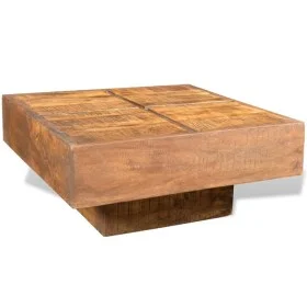 Brown Mango Wood Square Coffee Table by vidaXL, Coffee table - Ref: Foro24-241132, Price: 238,44 €, Discount: %