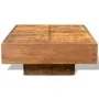 Brown Mango Wood Square Coffee Table by vidaXL, Coffee table - Ref: Foro24-241132, Price: 238,44 €, Discount: %