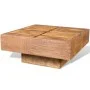 Brown Mango Wood Square Coffee Table by vidaXL, Coffee table - Ref: Foro24-241132, Price: 238,44 €, Discount: %