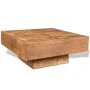 Brown Mango Wood Square Coffee Table by vidaXL, Coffee table - Ref: Foro24-241132, Price: 238,44 €, Discount: %
