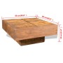 Brown Mango Wood Square Coffee Table by vidaXL, Coffee table - Ref: Foro24-241132, Price: 243,15 €, Discount: %