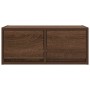 Muebles de TV 2uds Roble marrón 60x31x25,5 cm Madera ingeniería