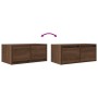 Muebles de TV 2uds Roble marrón 60x31x25,5 cm Madera ingeniería