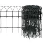 Rasenzaun aus pulverbeschichtetem Eisen, 10 x 0,4 m von vidaXL, Garteneinfassung und Einfassung - Ref: Foro24-141071, Preis: ...
