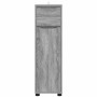 Gabinete de Baño con cajón Gris Sonoma 30,5 x 30 x 101 cm